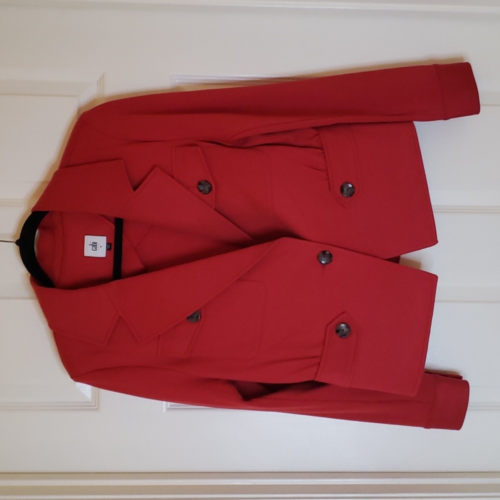 CAbi Little Red Jacket Size 8